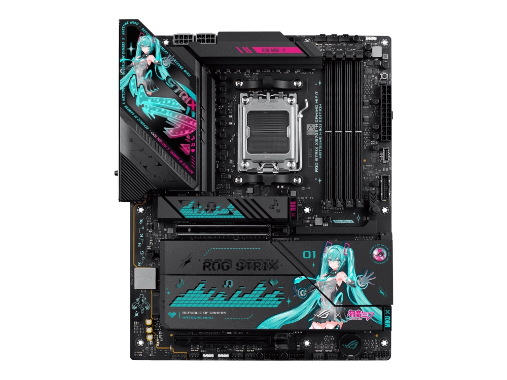 Asus ROG Strix X870E-H Gaming Hatsune Miku Edition WiFi 7 AM5 ATX -emolevy