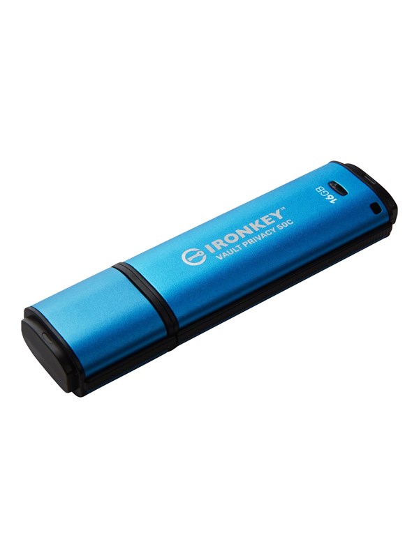 Kingston IronKey Vault Privacy 50 (USB-C 3.2) - 16GB - USB-tikku