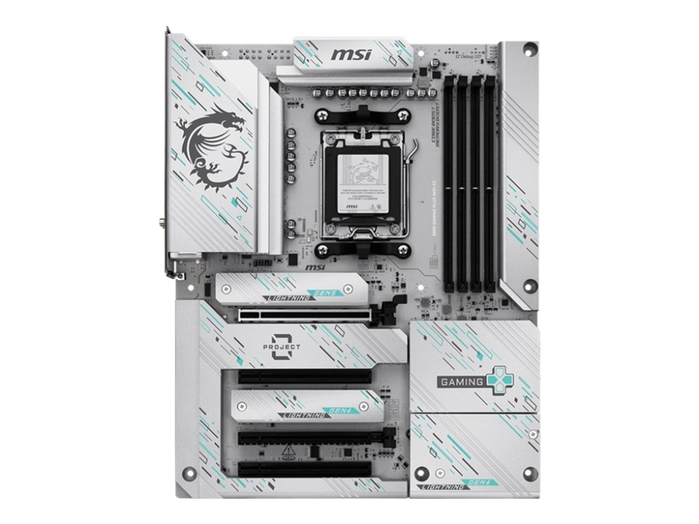 MSI B850 GAMING PLUS WIFI PZ Emolevy - AMD B850 - AMD AM5 - DDR5 RAM - ATX (Project Zero)