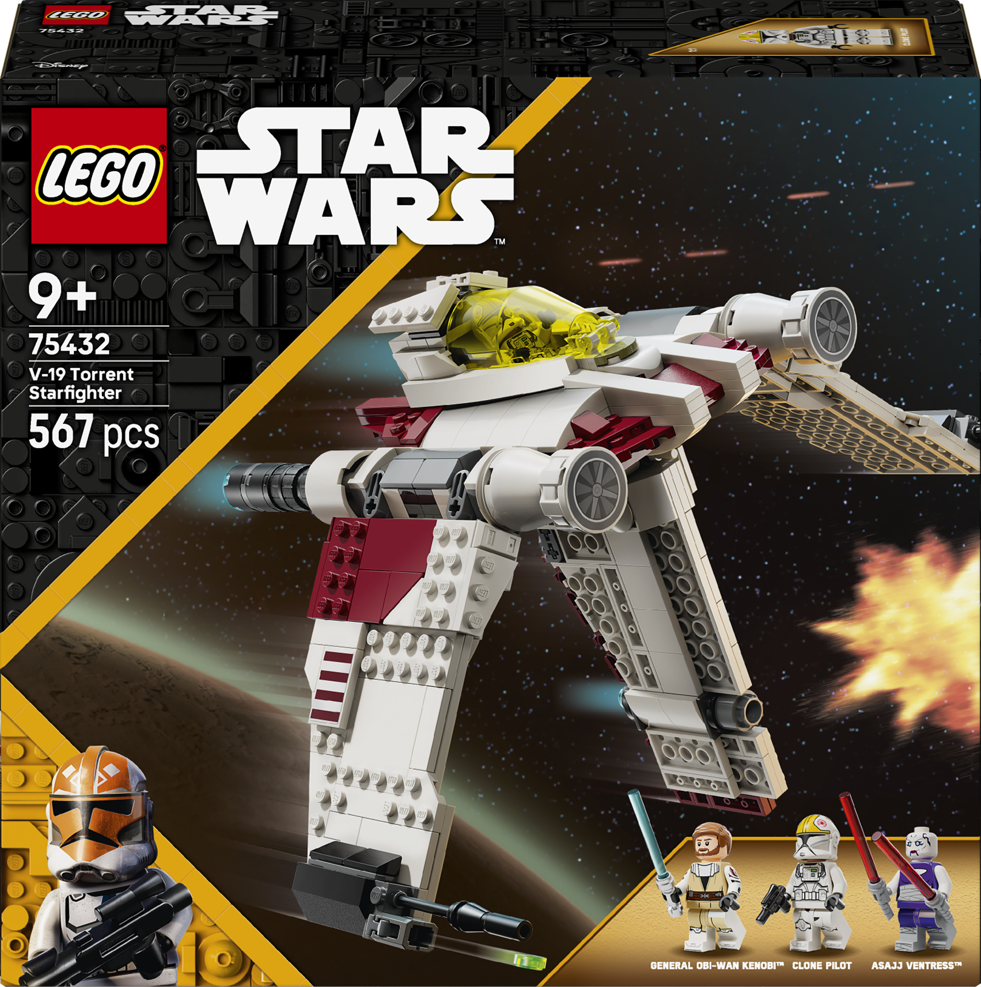 LEGO Star Wars 75432 V-19 Torrent ‐tähtihävittäjä