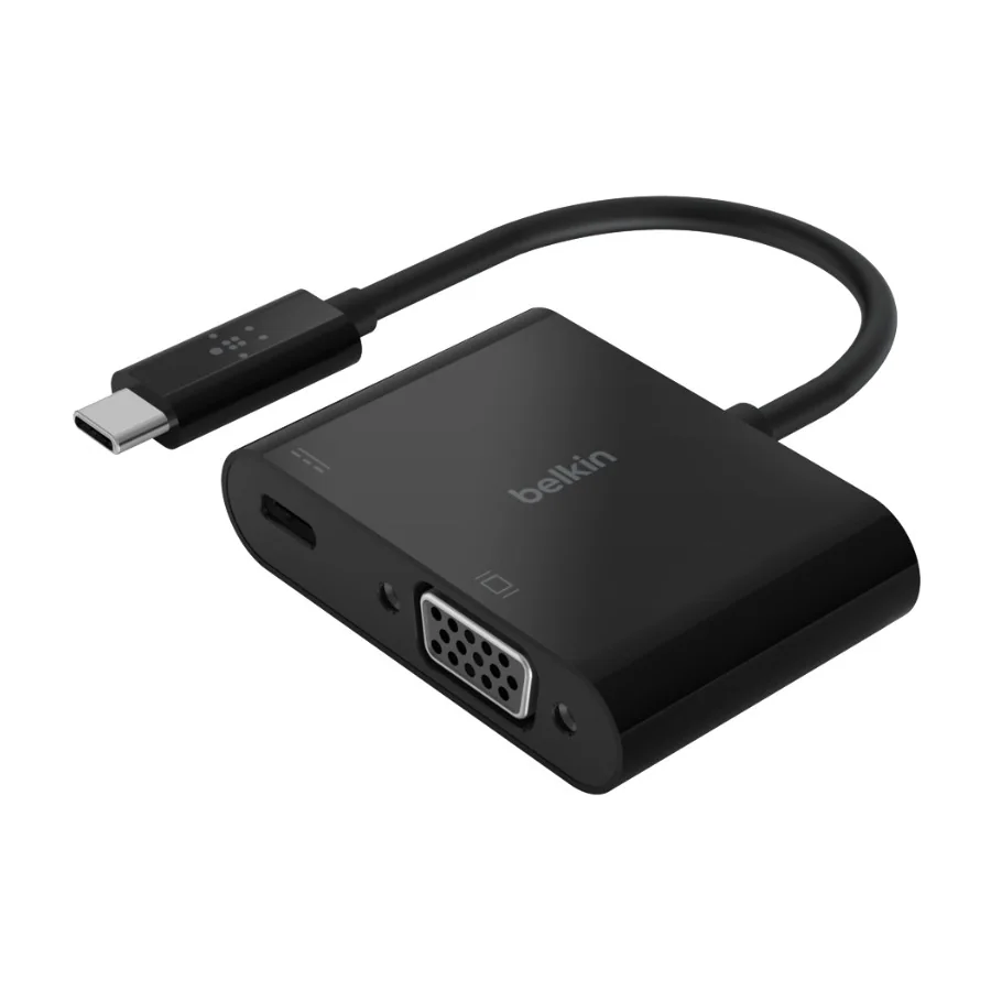 Belkin AVC001BTBK USB-C - VGA -sovitin, musta