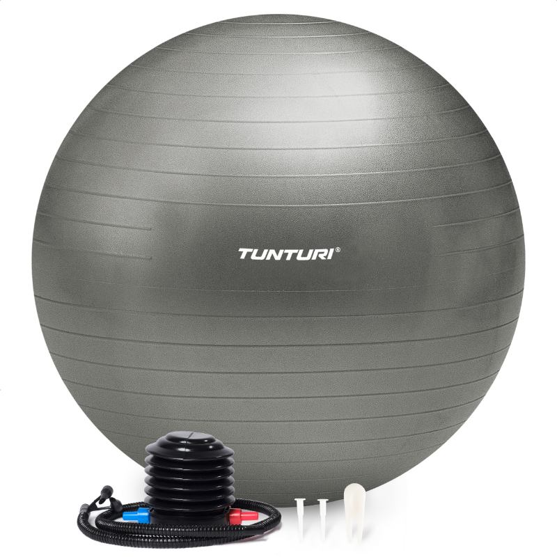 Tunturi Anti Burst Jumppapallo 55-90cm (hopea) - 65cm