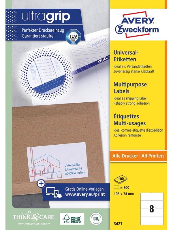 Avery Multipurpose general-use label (UltraGrip)