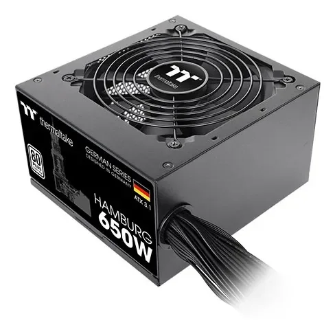 Thermaltake HAMBURG power supply unit Virtalähde - 650 Watt - ATX - 80 Plus Kyllä