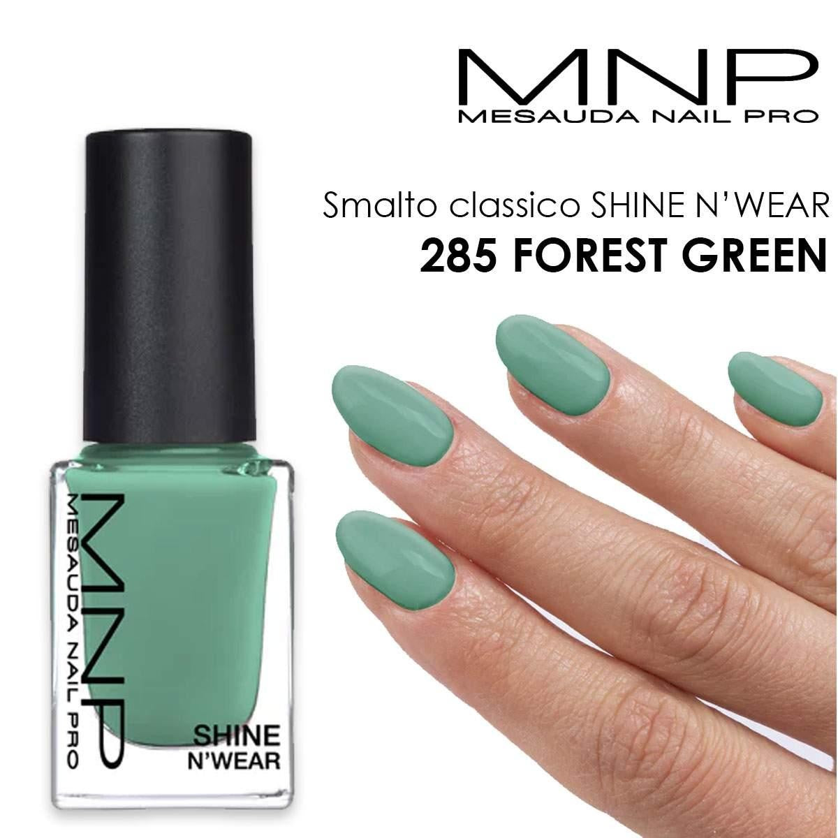 Mnp shine n'wear klassinen kynsilakka 285 metsänvihreä