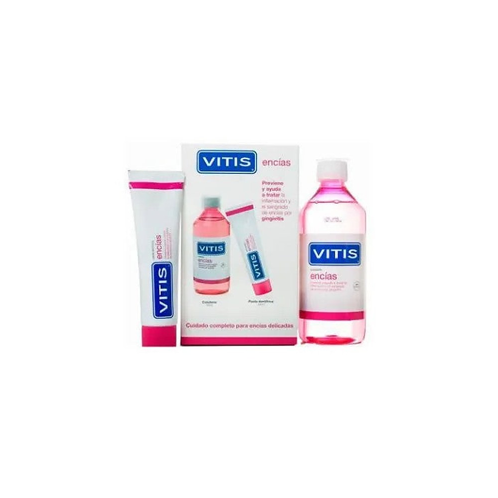 Vitis Pack Gum tahna 100ml + suuvesi 500ml