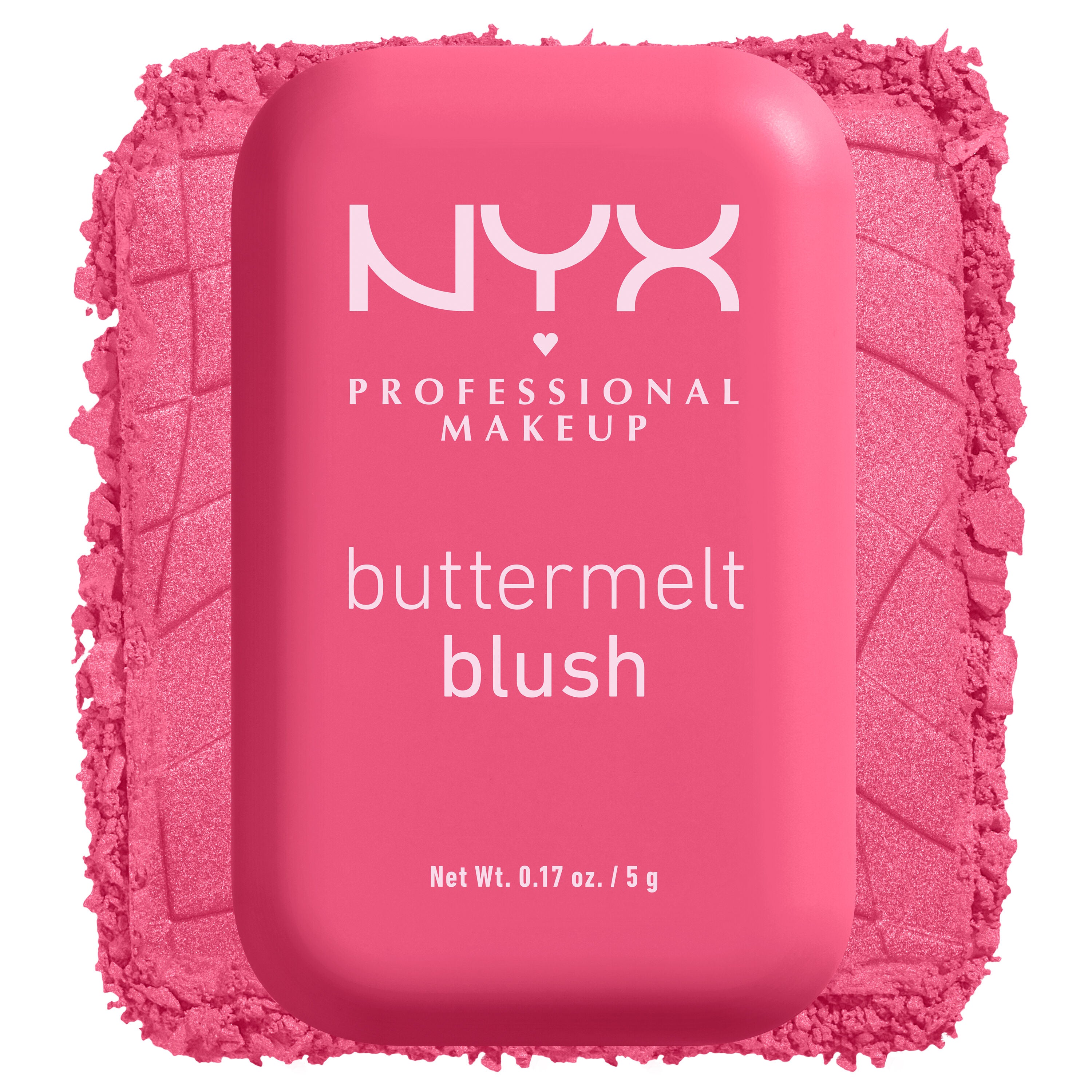 NYX Ammattimainen meikkivoide Buttermelt Blush puuterimaisessa värissä 08 Gettin Butta 5 g