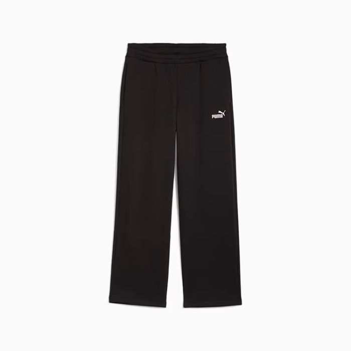PUMA ESS Small No. 1 Logo Comfort Straight Pants FL K. S Musta Naiset