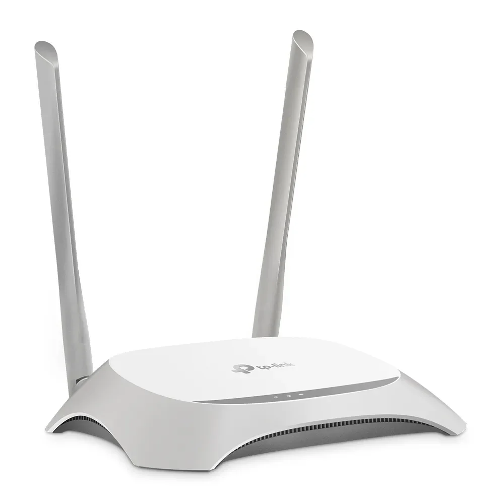 TP-Link TL-WR840N -reititin, Wi-Fi 4, N300, Single-band, harmaa, valkoinen