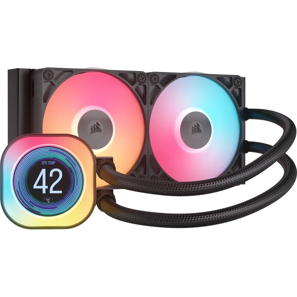Corsair iCUE LINK TITAN 240 RX LCD - CPU Vesijäähdytys - Max 36 dBA