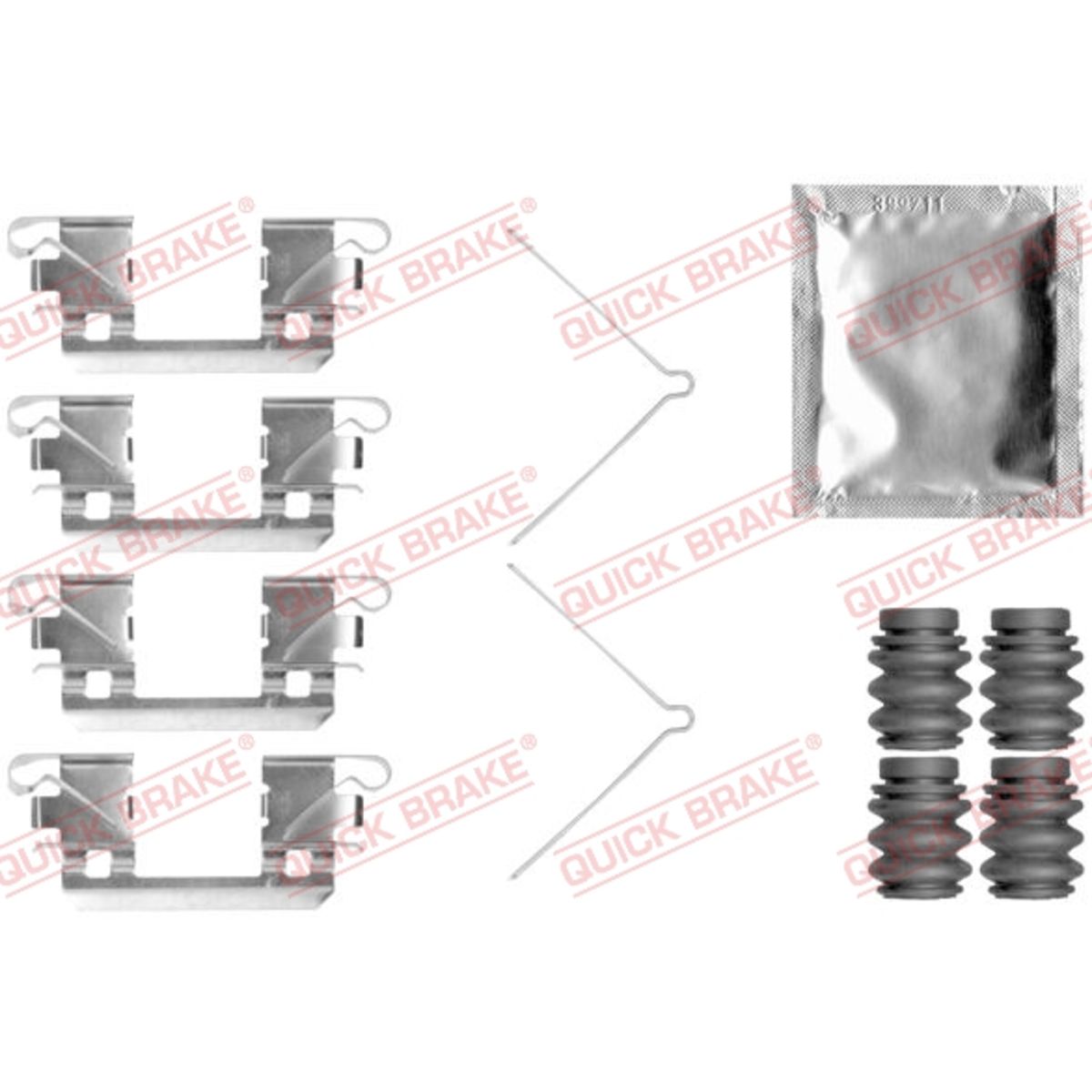 Jarrupalojen asennussarja QUICK BRAKE 109-0113