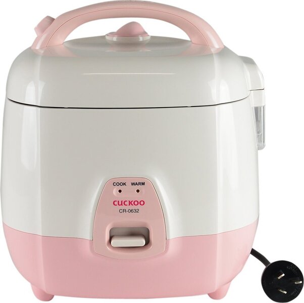 Käki CR-0632 riisikeitin Pinkki,Valkoinen 1.08 L