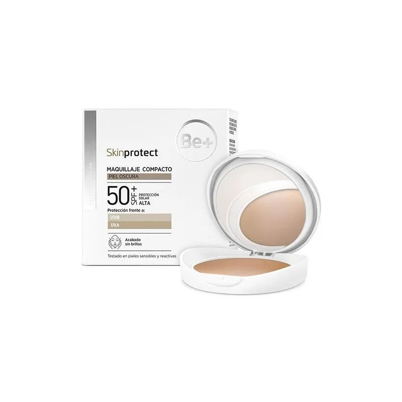 BE+ Skin Protect Makeup Compact Dark Skin SPF50