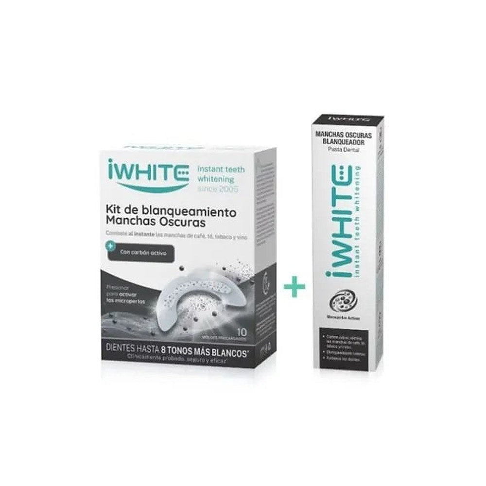 Iwhite 2-osainen tummien läiskien valkaisusetti