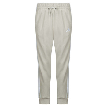 ADIDAS SPORTSWEAR Urheiluhousut 'ESSENTIALS 3-STRIPES FLEECE SLIM' valkoinen / villanvalkoinen