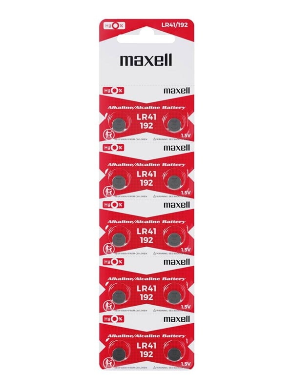 Maxell LR41 - 10-pack