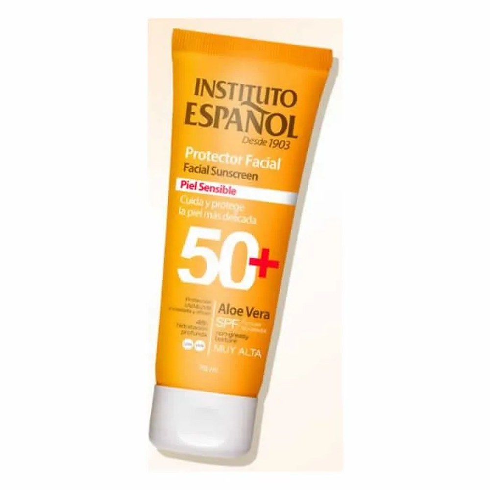 Instituto Español Aurinkosuojavoide kasvoille herkälle iholle SPF50 75ml