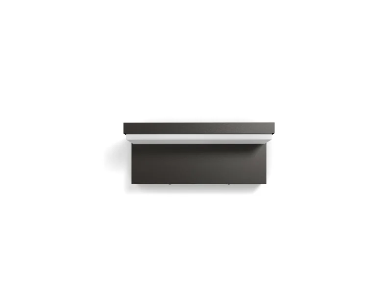 Philips Bustan ulkoseinävalaisin 3,8W, Seinävalaistus ulkotiloihin, Antrasiitti, Metalli, IP44, Patio, Puutarha, I