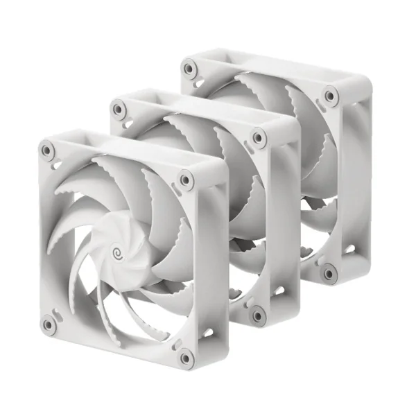 Havn H12 - Triple pack - Kotelotuuletin - 120mm - Valkoinen - 32 dBA
