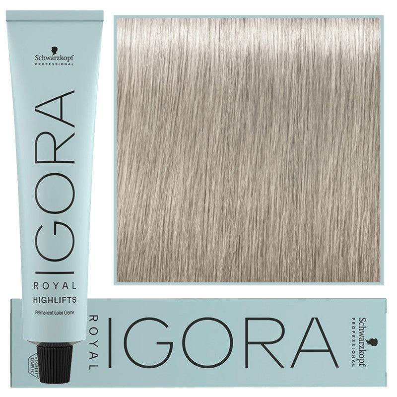 Schwarzkopf Professional Igora Royal Highlifts - Vaalentava Formula Hair Paint, 60ml 12-21 | Special Ash Blonde Ash