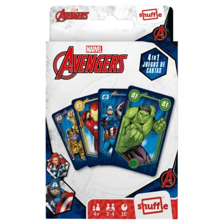 Marvel Avengers Shuffle 4-in-1 Card Game