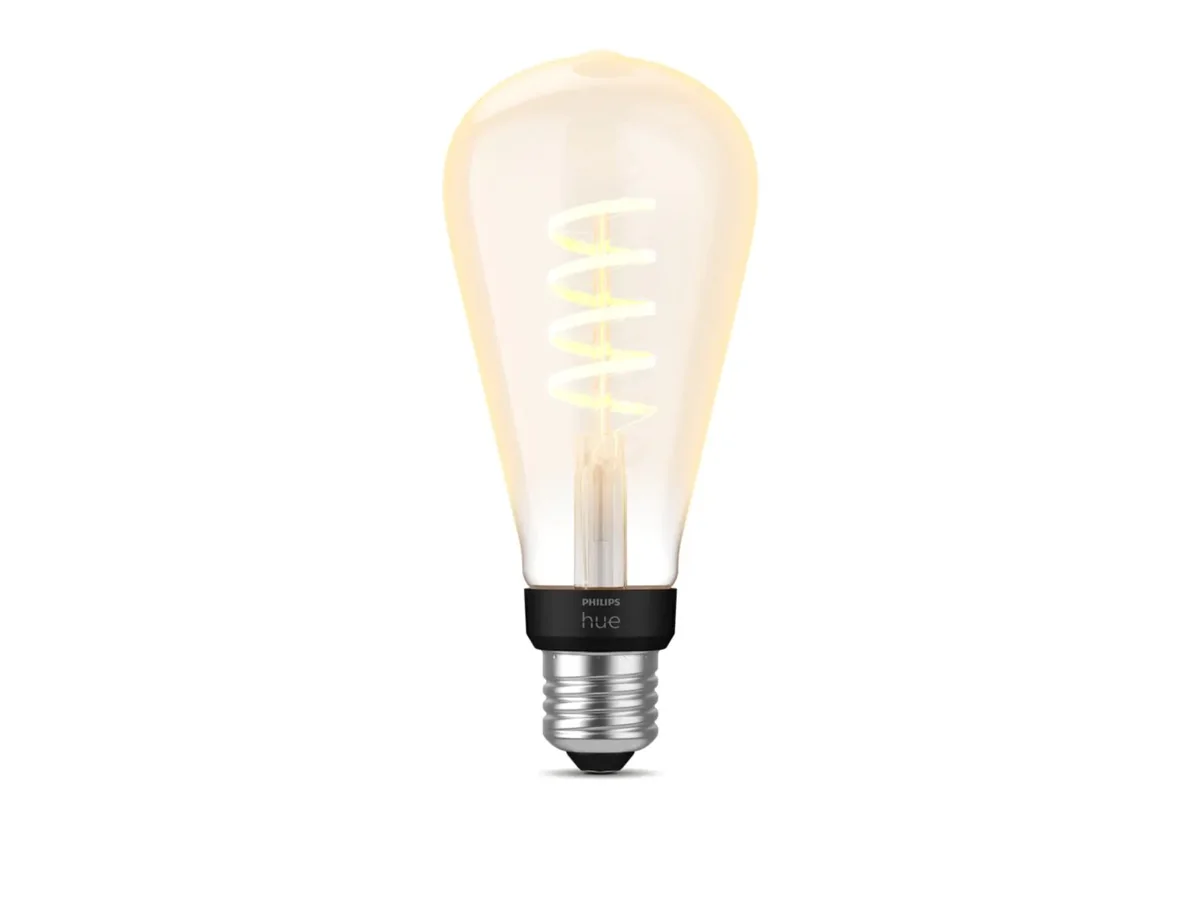 Philips Hue White Ambiance Filament ST72 - Äly-LED-lamppu, läpinäkyvä