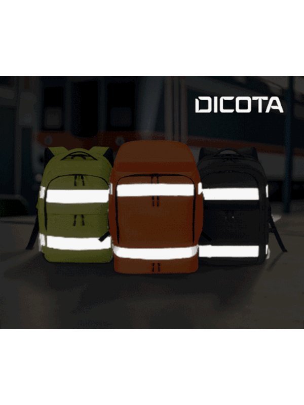 Dicota HI-VIS Reppu - 24 Litraa | Keltainen