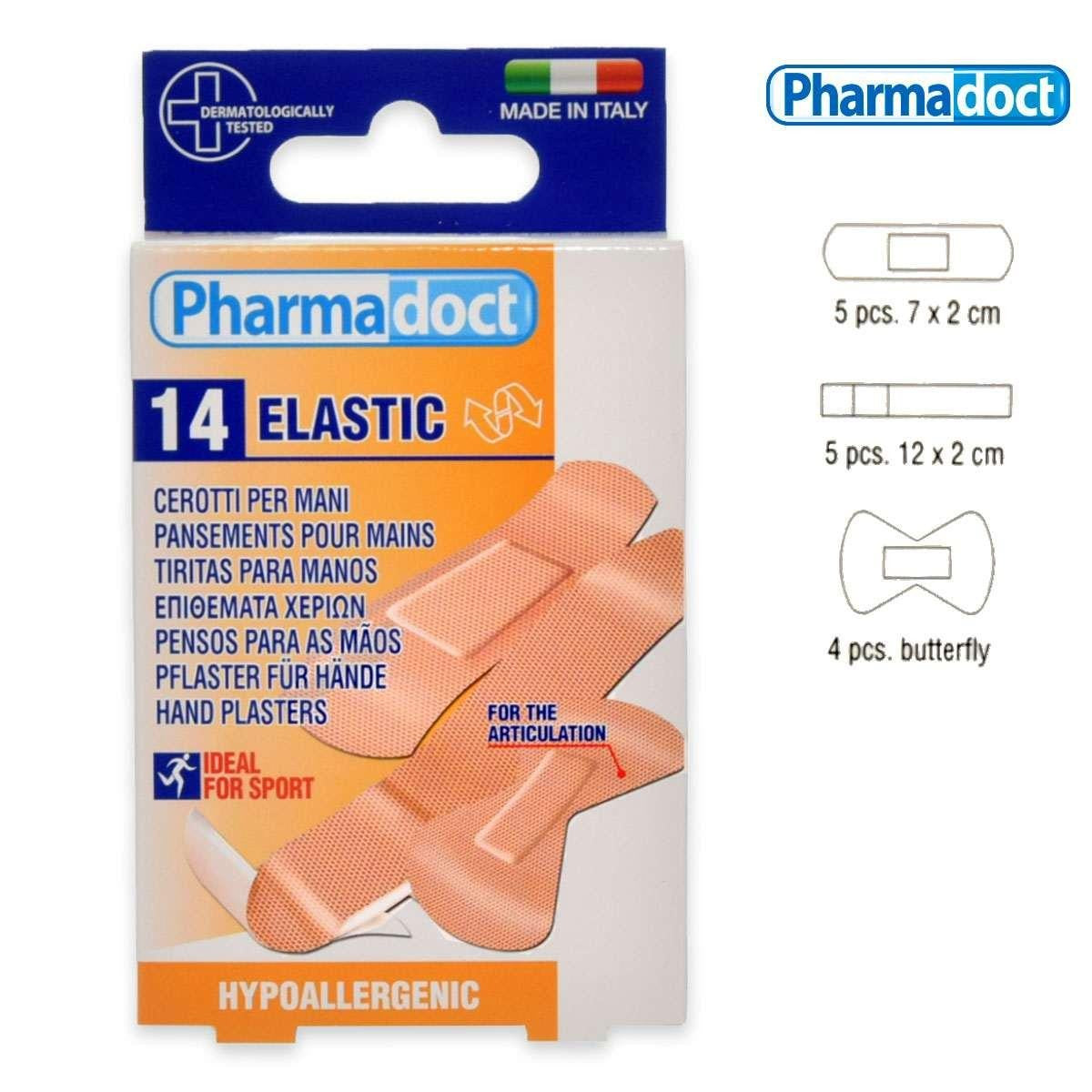 Pharmadoct Laastarit 14 Laastaria Käteen Joustavasta Kankaasta Lajiteltu