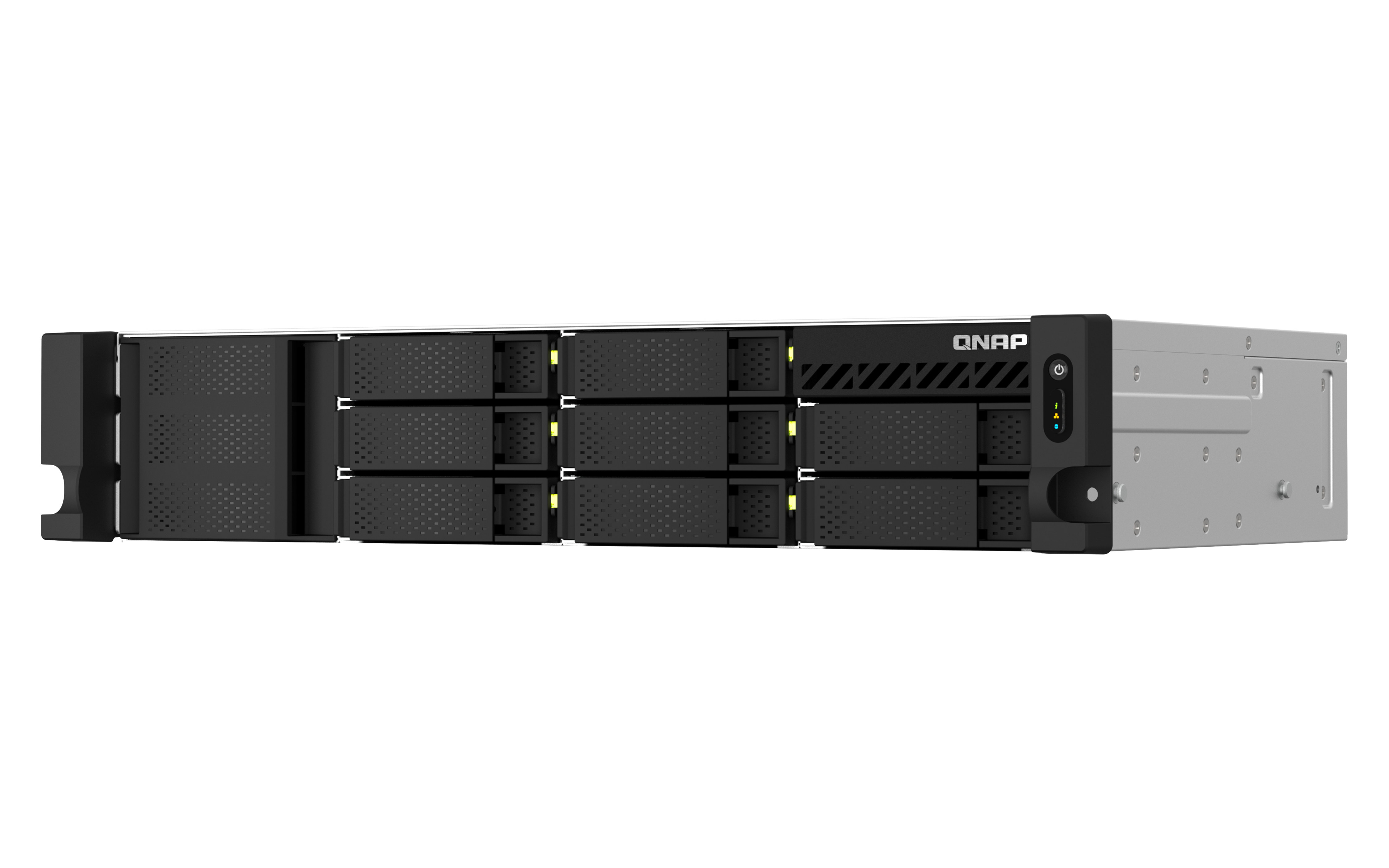 QNAP TS-864eU-RP-8G - Verkkotallennuspalvelin, Musta