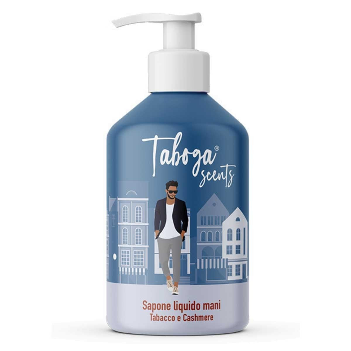 Taboga Sapone Liquido Mani 280 ml Tabacco E Cashmere — Sapone liquido mani