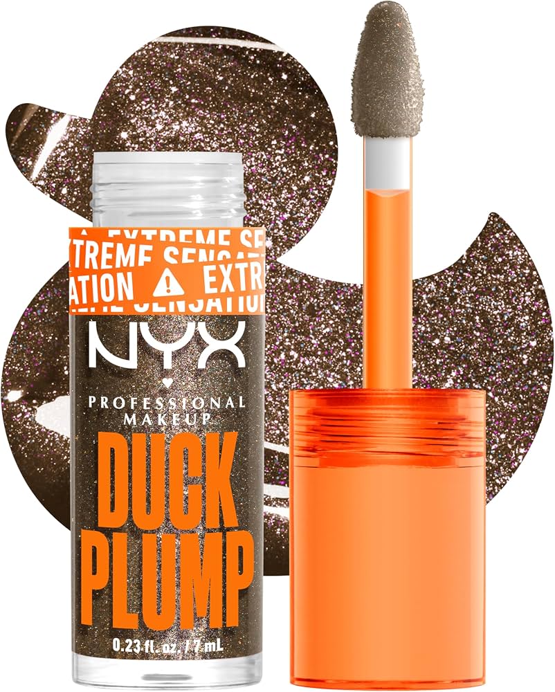NYX Professional Makeup Duck Plump Huulikiilto Volumizing Effect Color Onyx-Pected 7 ml