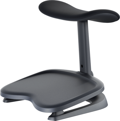 LiberNovo StepSync Dual-Layer Footrest - Midnight Black