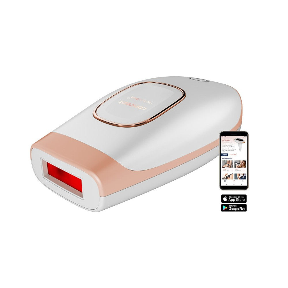 Concept Il3000 IPL Perfect Skin IPL -epilaattori vartalolle, kasvoille, bikinialueelle ja kainaloihin, valkoinen ja kultainen ruusu