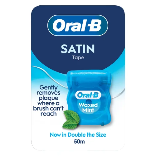 Oral-B Satin Tape Vahattu Mintunmakuinen Hammaslanka - 50 m