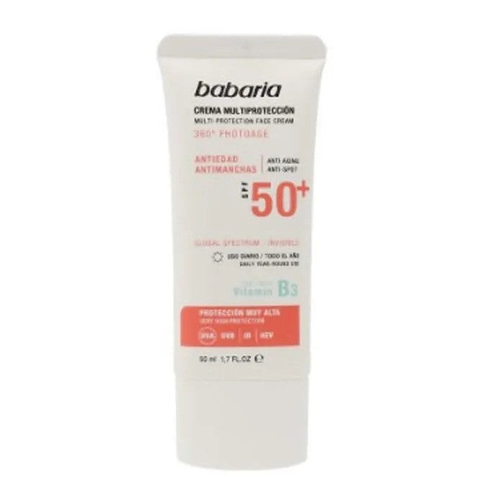Babaria Multi-Protection Anti Stain Sun Cream Spf50 50 ml
