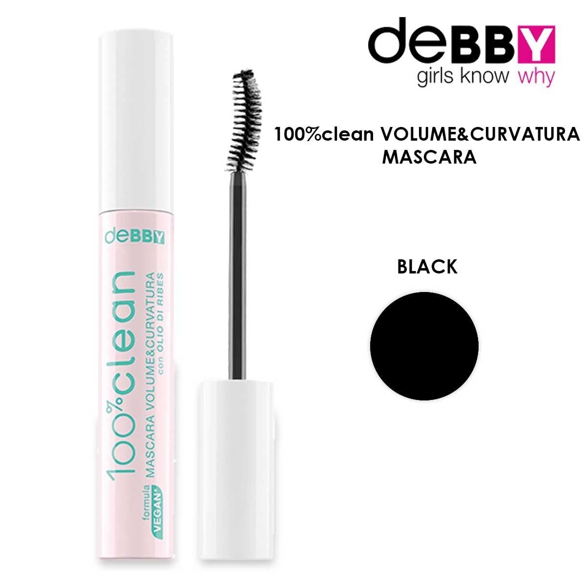 DEBBY 100%CLEAN volyymiripsiväri MUSTA