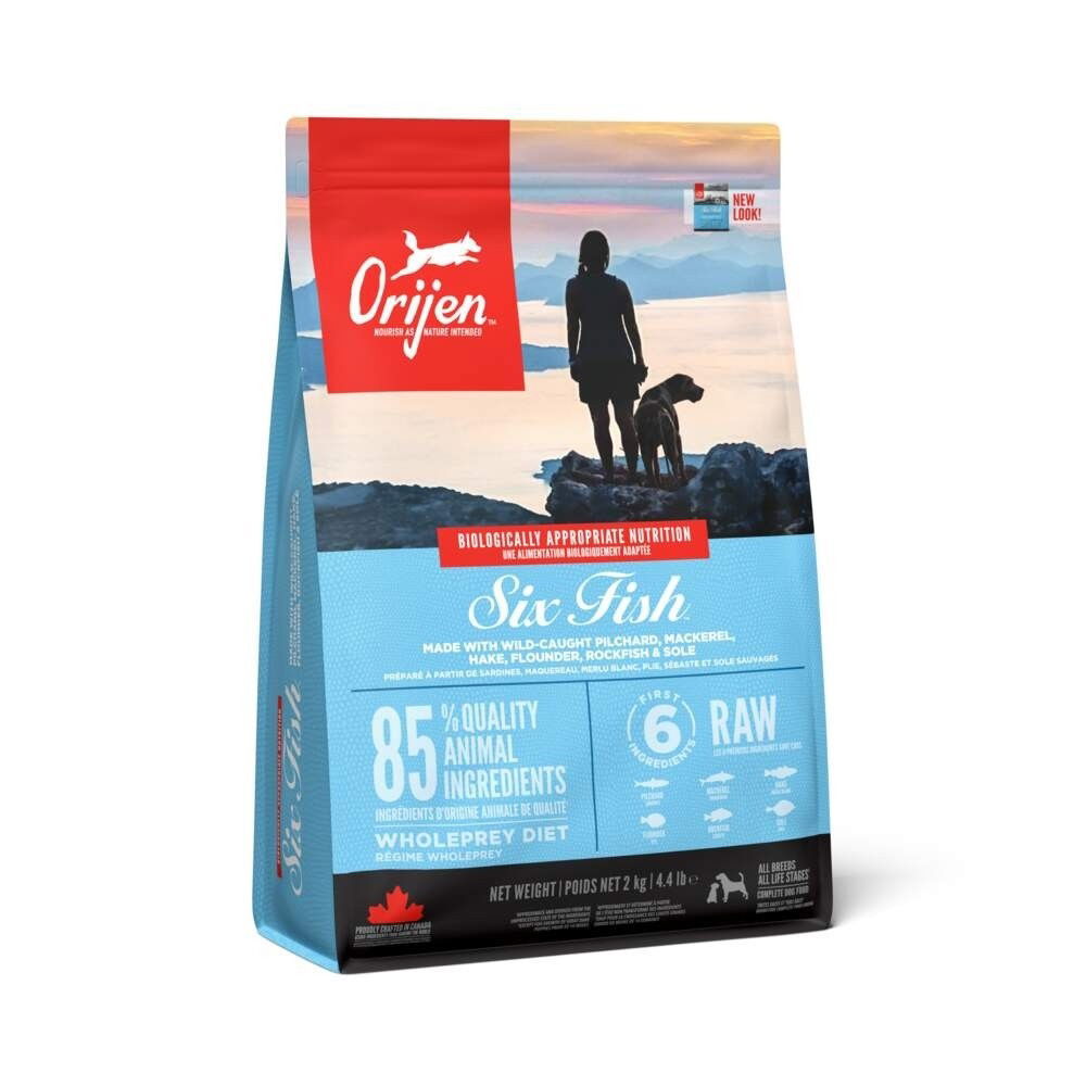 ORIJEN Six Fish Complete Dry Dog Food 2kg