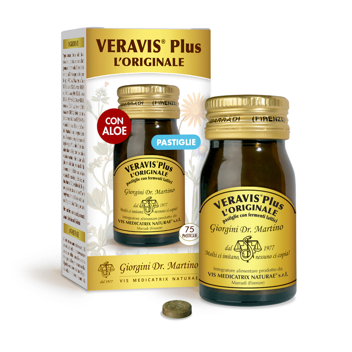Dr Giorgini Veravis Plus L'Originale Pastiglie con Fermenti Lattici 30 g — Integratori