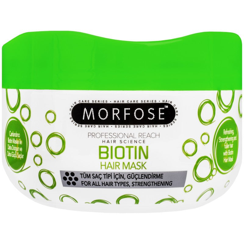 Morfose Biotiini Hiusnaamio - vahvistava naamio biotiinilla vaurioituneille hiuksille 500 ml