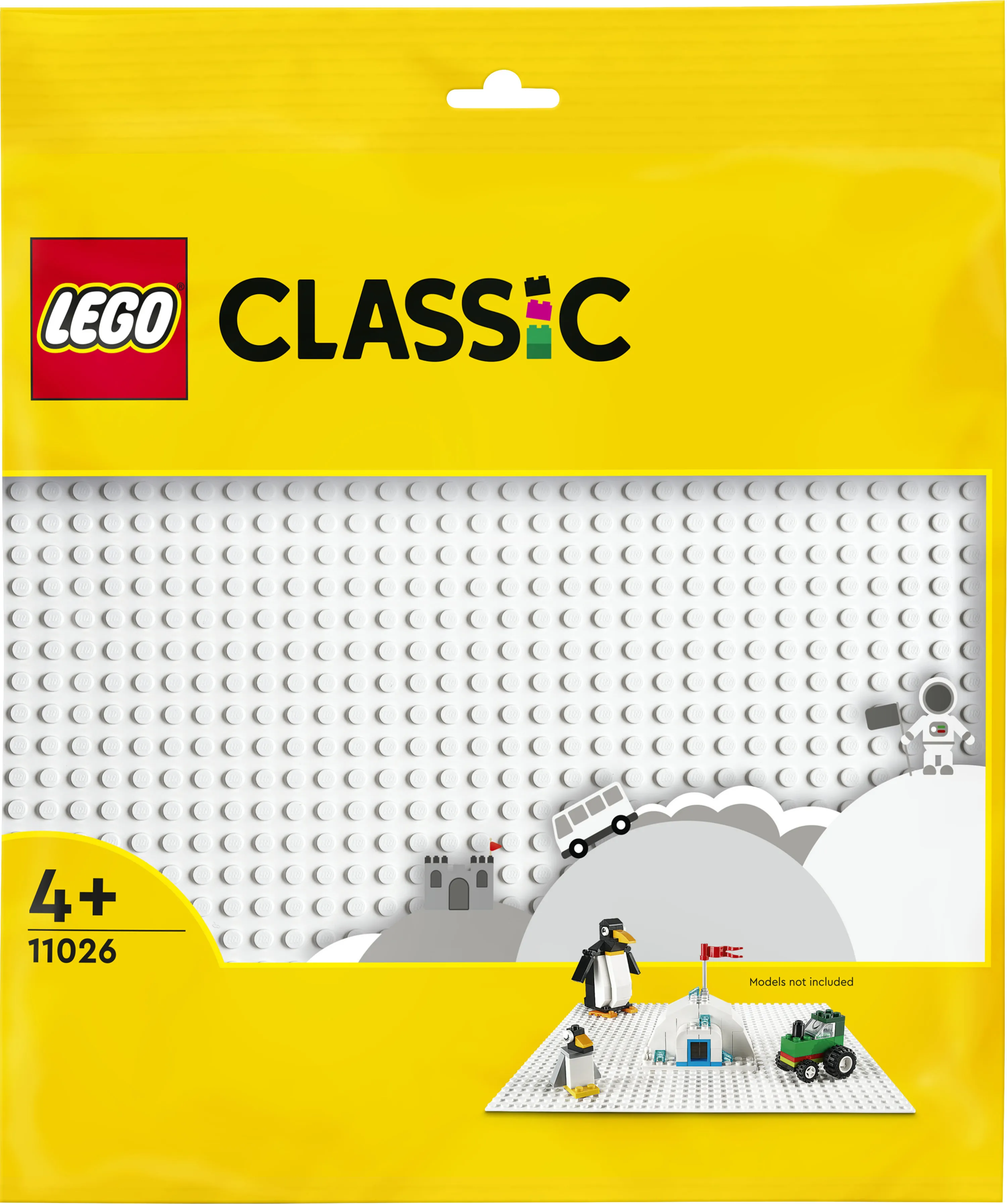LEGO Classic - Vit basplatta 11026
