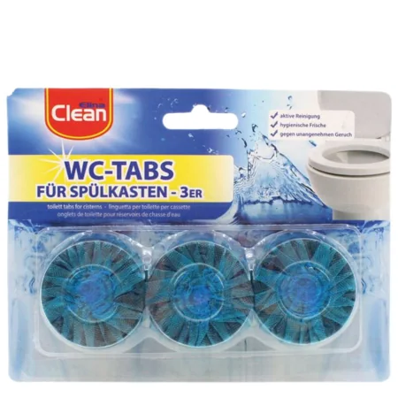Elina Clean WC Blue Flush Toilet Cleaner Tablets – 3 kpl