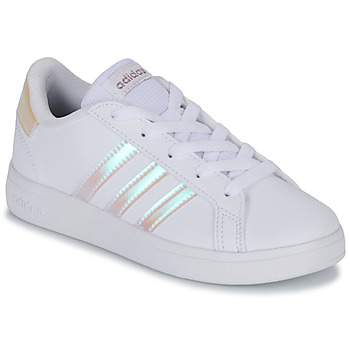 ADIDAS SPORTSWEAR Urheilukengät 'Grand Court 2.0' roosa / hopea / valkoinen