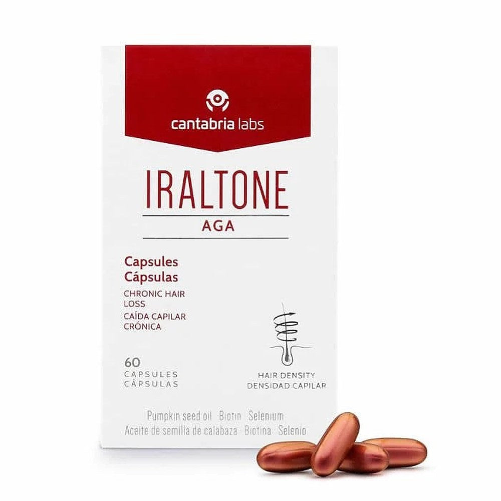 Iraltone Aga Nutritional hiustenlähtöä ehkäisevä tiiviste 60 kapselia