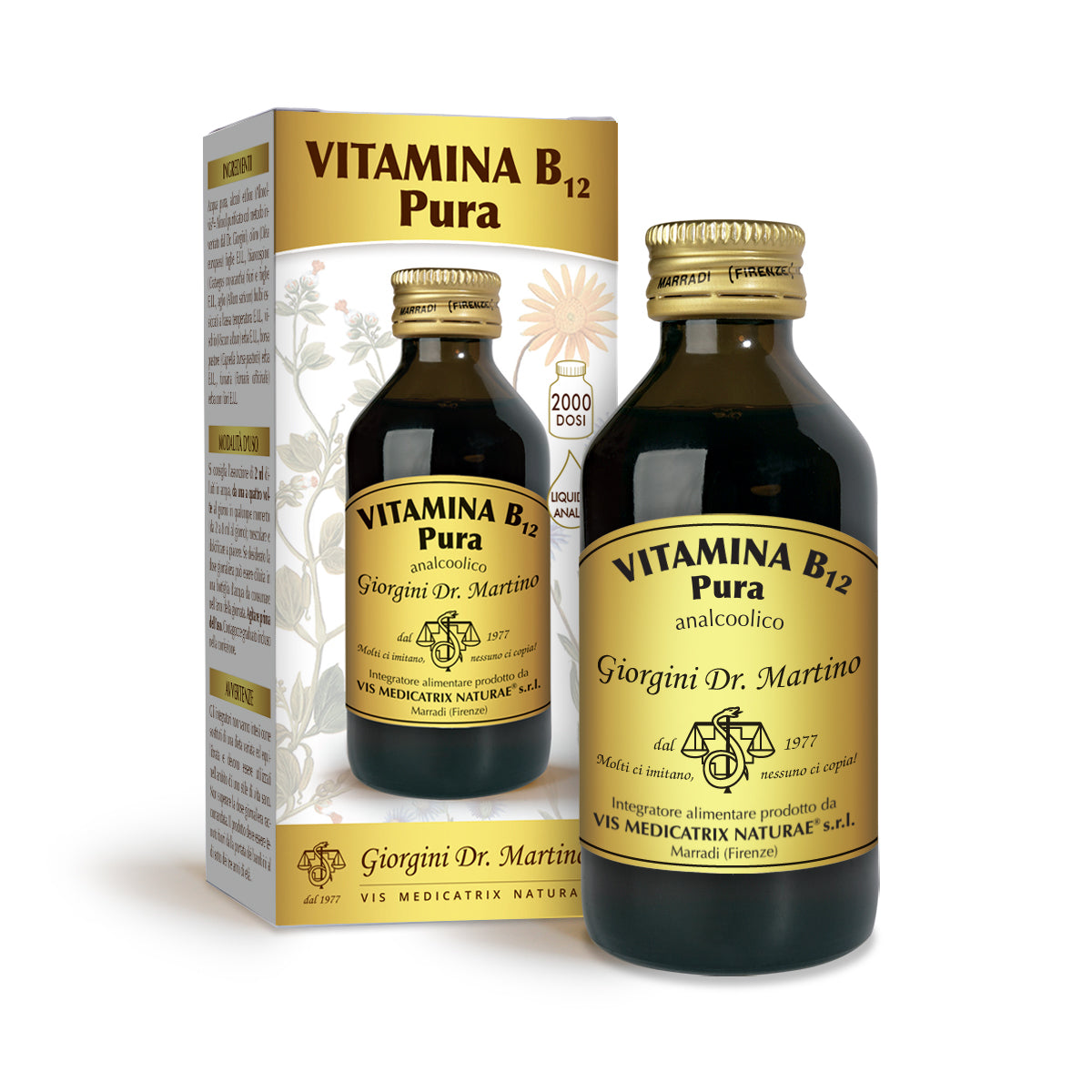 Dr Giorgini puhdas B12-vitamiini 100 ml alkoholiton neste