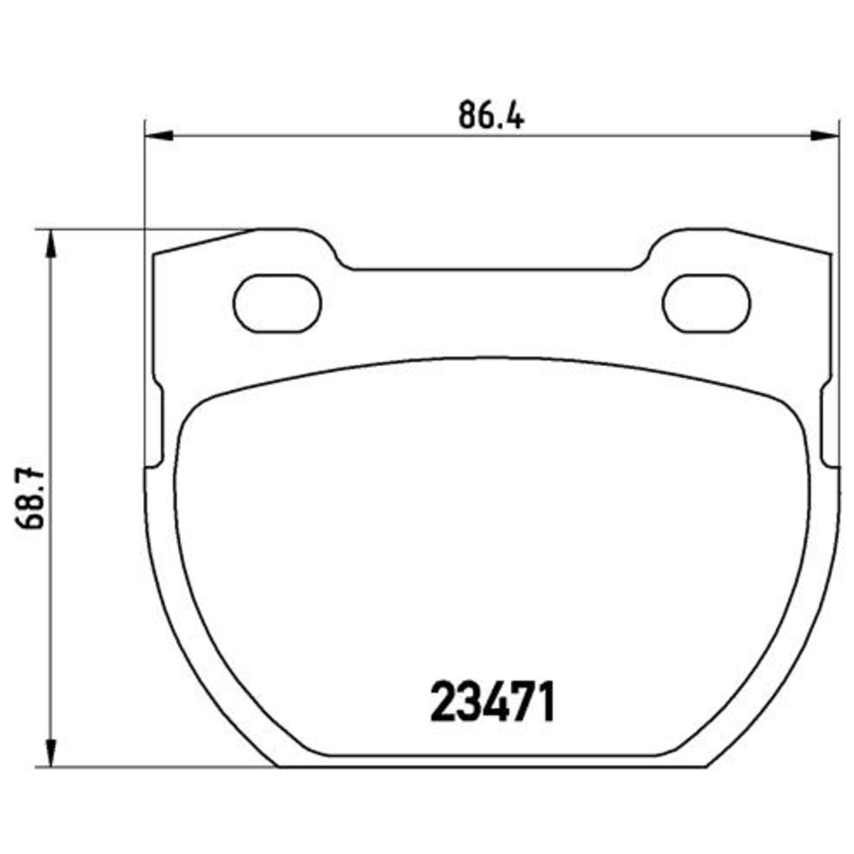 Jarrupalat, levyjarru BREMBO P 44 006
