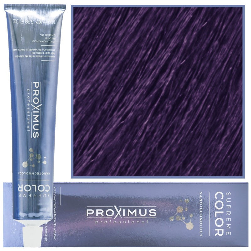 Proximus Supreme Color Nanoteknologia Hiusväri 100ml 6,2 | Syvä Tumma Violetti Blond