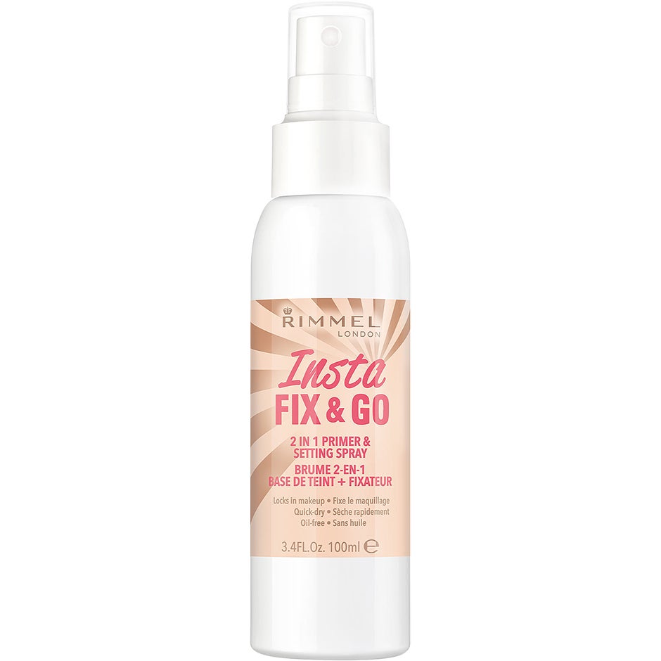 Rimmel Lasting Finish Insta Fix & Go 2 in 1 Primer & Setting Spray Fix & Go Primer & Setting Spray