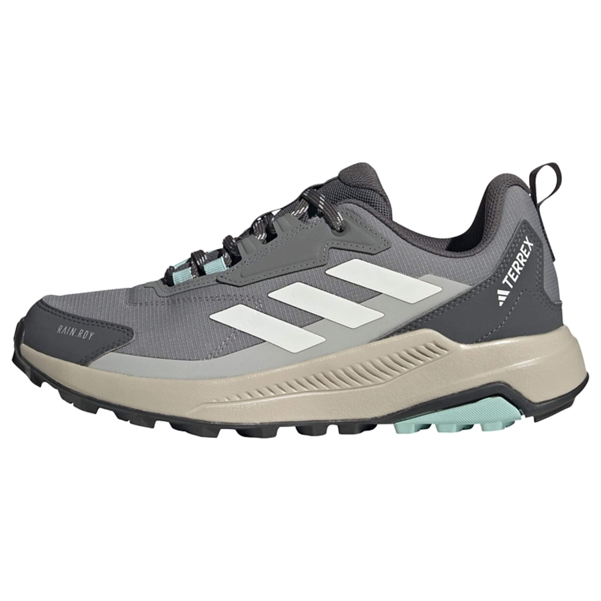 ADIDAS TERREX Ulkoilukengät 'Anylander' harmaa / antrasiitti / tummanharmaa / valkoinen