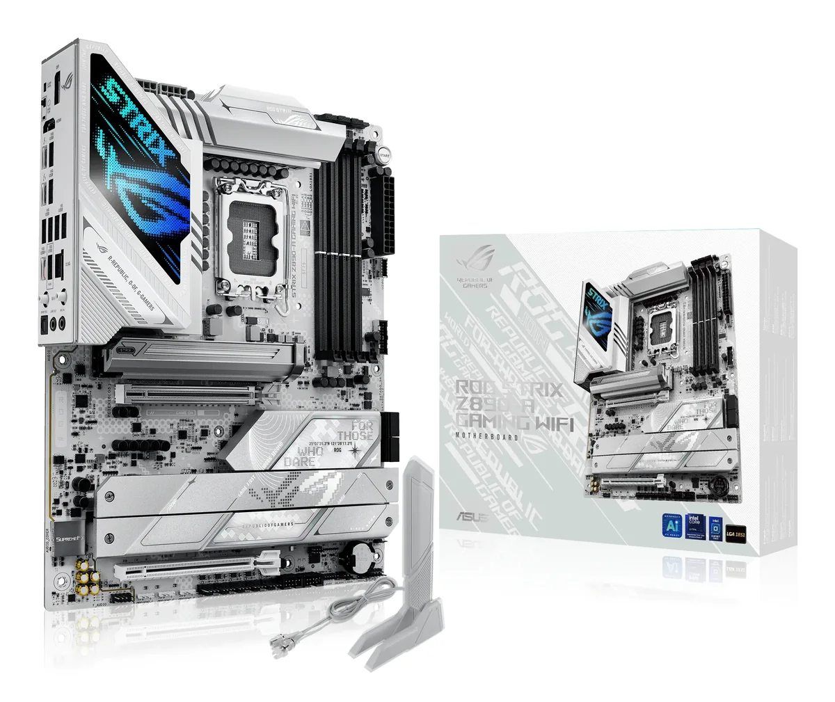 ASUS ROG STRIX Z890-A GAMING WIFI Emolevy - Intel Z890 - Intel LGA1851 - DDR5 RAM - ATX