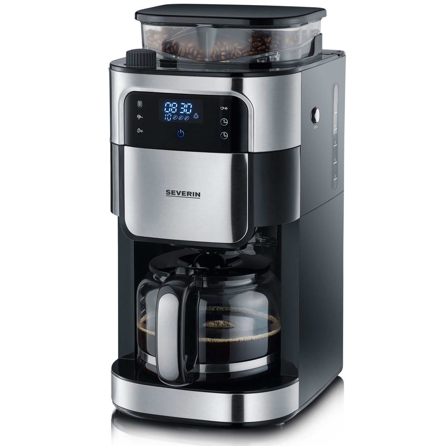 SEVERIN KA 4813 - coffee maker - brushed stainless steel/black